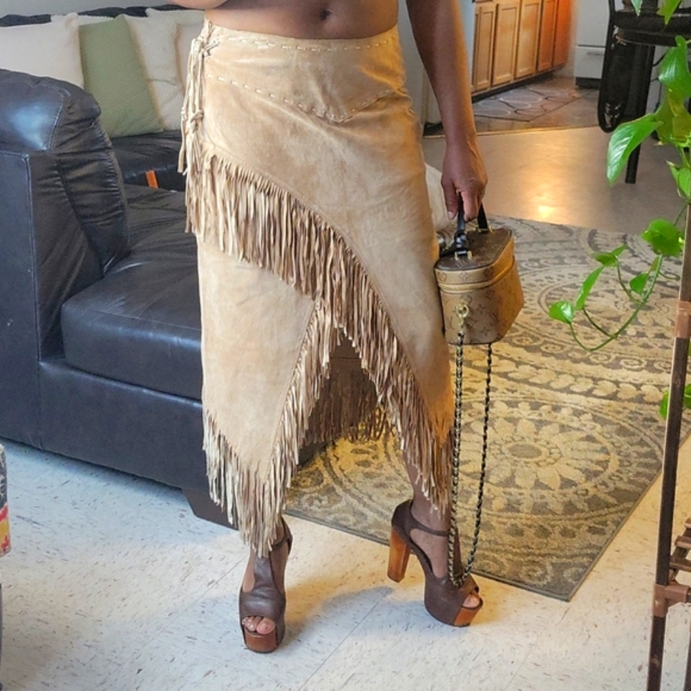 Cowboy Carter Concert Shirt!!! Suede tassel Saopaulo tassel skirt